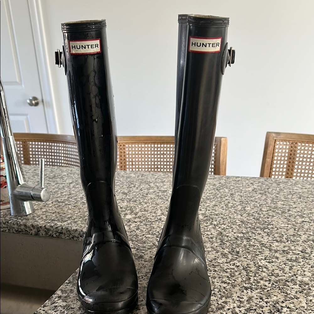Hunter Black Rain Boots